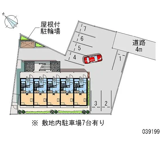 ★手数料０円★静岡市葵区川合２丁目　月極駐車場（LP）